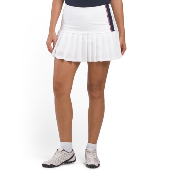 G/FORE Snow 4 Way Stretch Pleated Tennis Skort